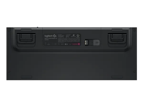 Logitech G G915 X - Tastatur - gaming, LIGHTSPEED - TKL - bagbelyst - trådløs - USB-C, Bluetooth, 2.4 GHz - sort
