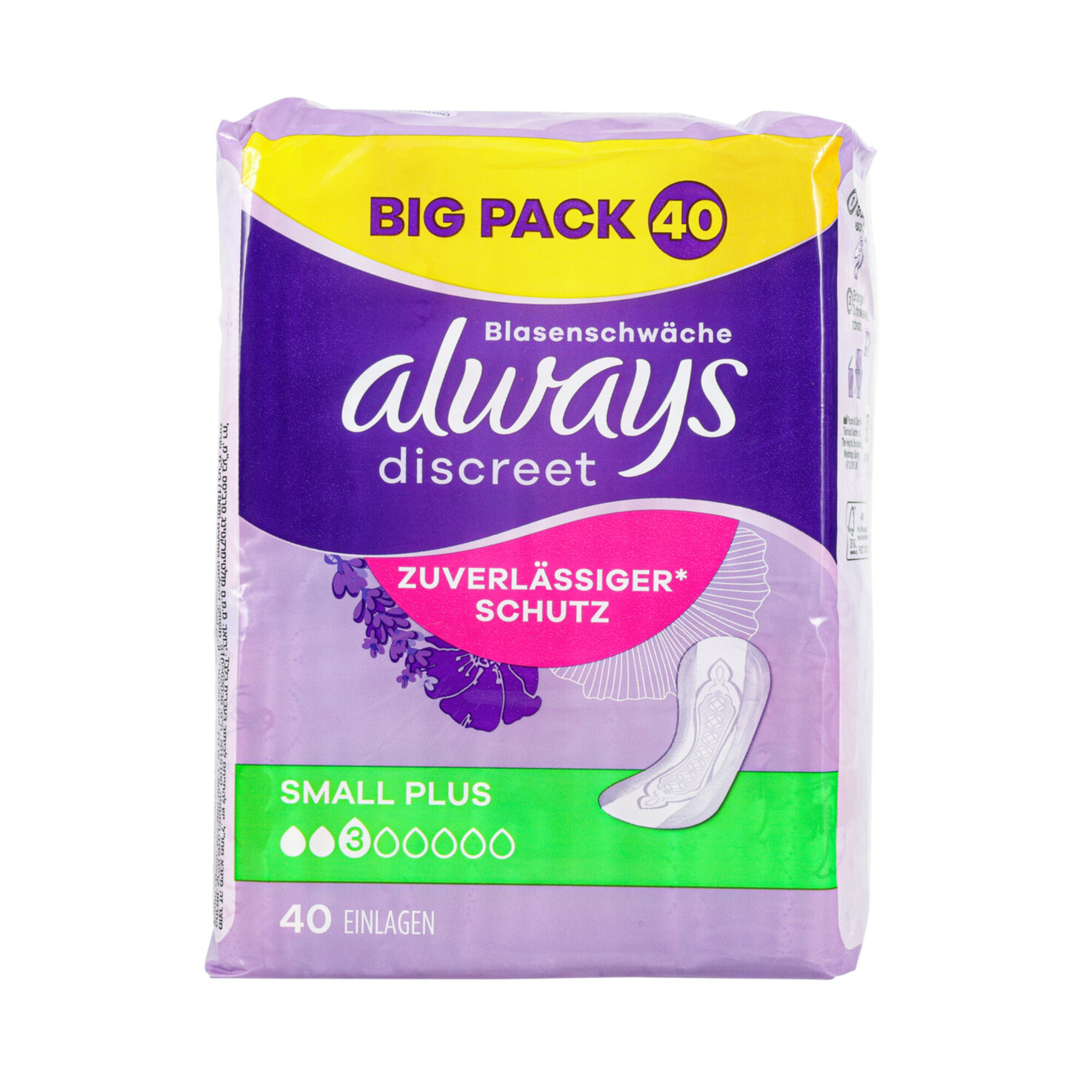 Always Discreet Small Plus BigPack 40 Stück