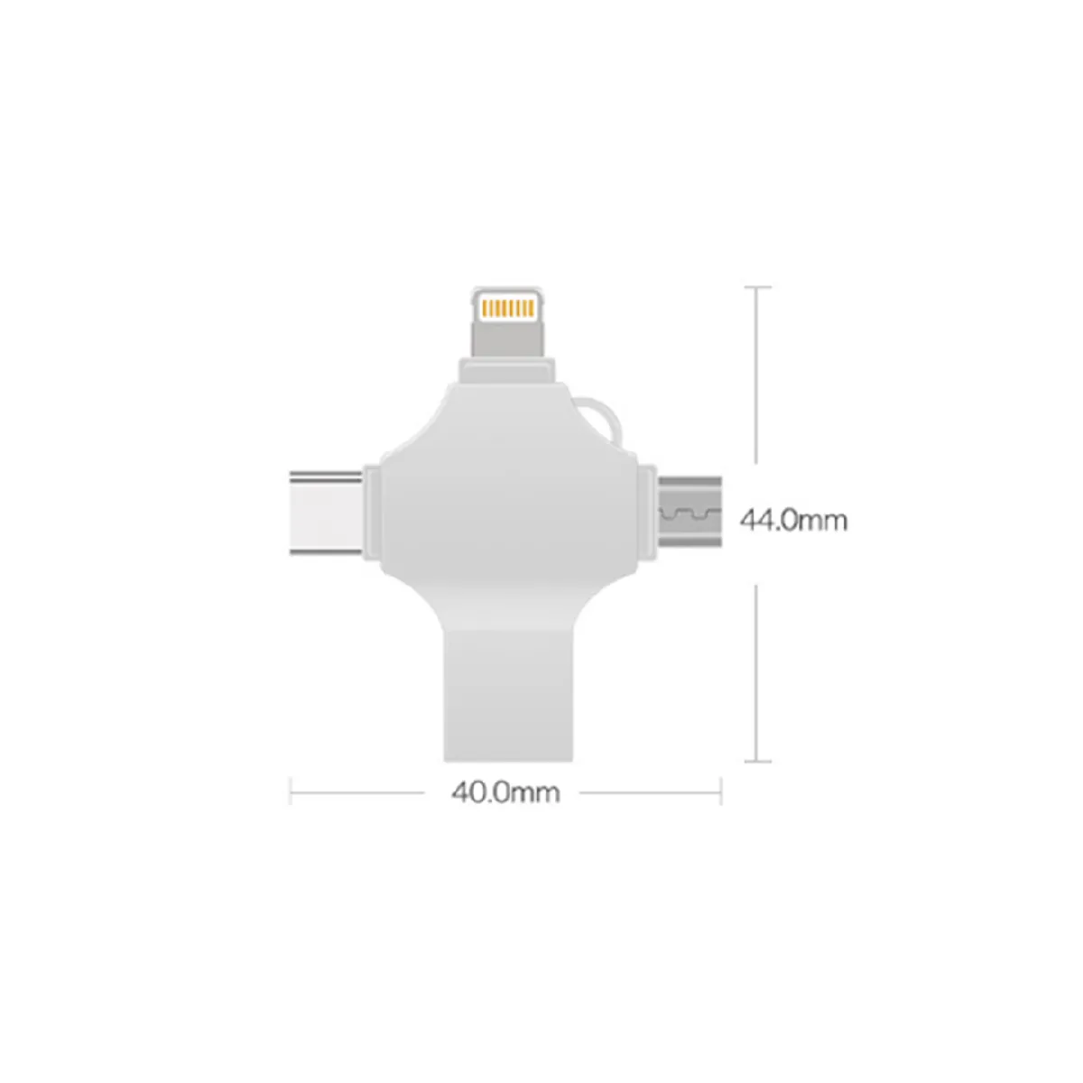 Clé USB Croix Métal - 128 Go