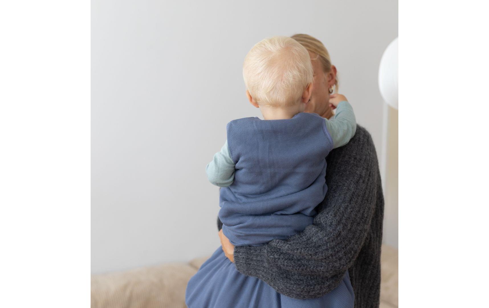 Baby-Ganzjahresschlafsack Essential Blau 90 cmGanzjahresschlafsack für Babys