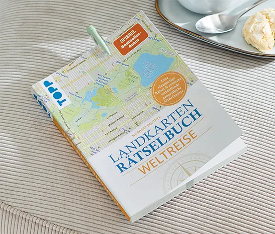 Buch: Landkarten-Rätselbuch »Weltreise«