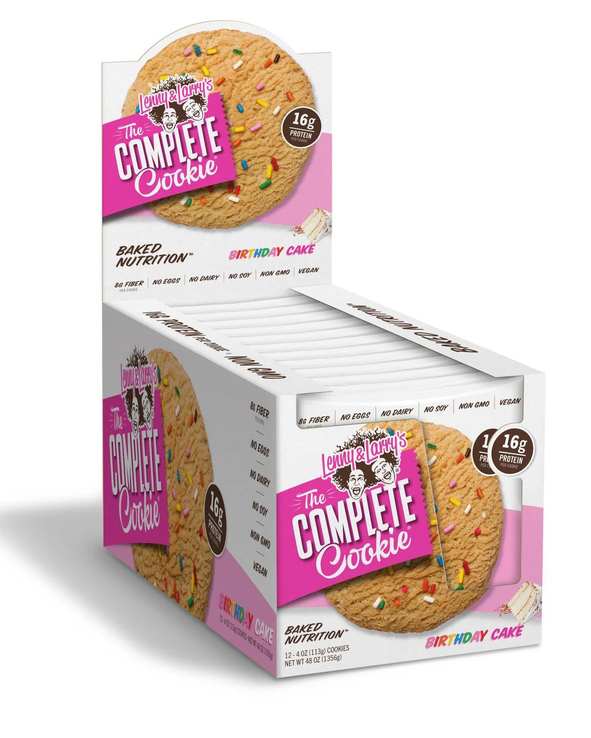Lenny &amp; Larry Protein Cookie Birthday Cake (12-pack)