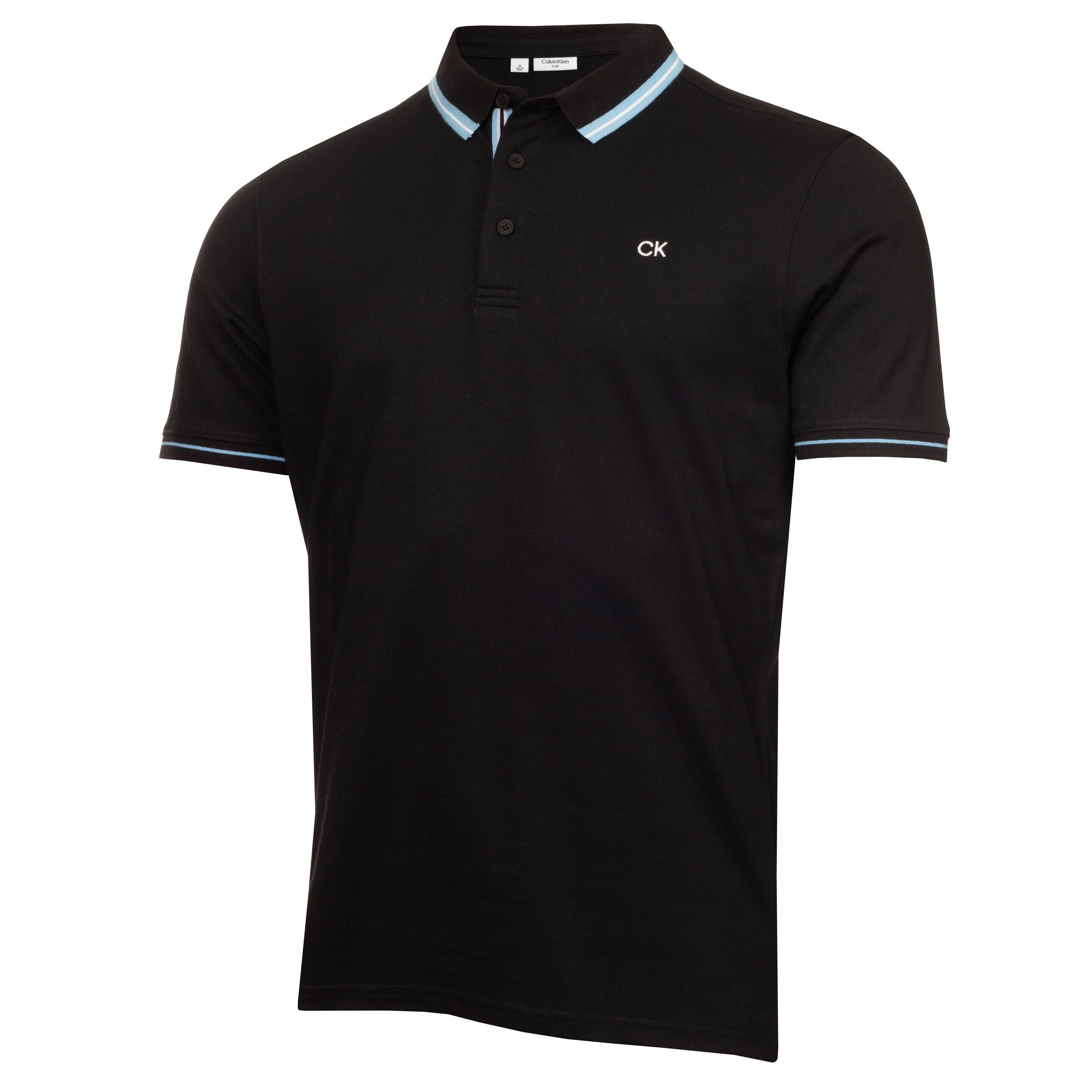 Calvin Klein Golf CKG Monogram Pique Polo Shirt Mens