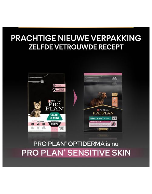 Pro Plan Dog Puppy Small & Mini Breed  Sensitive Skin - Hondenvoer - Zalm 3 kg