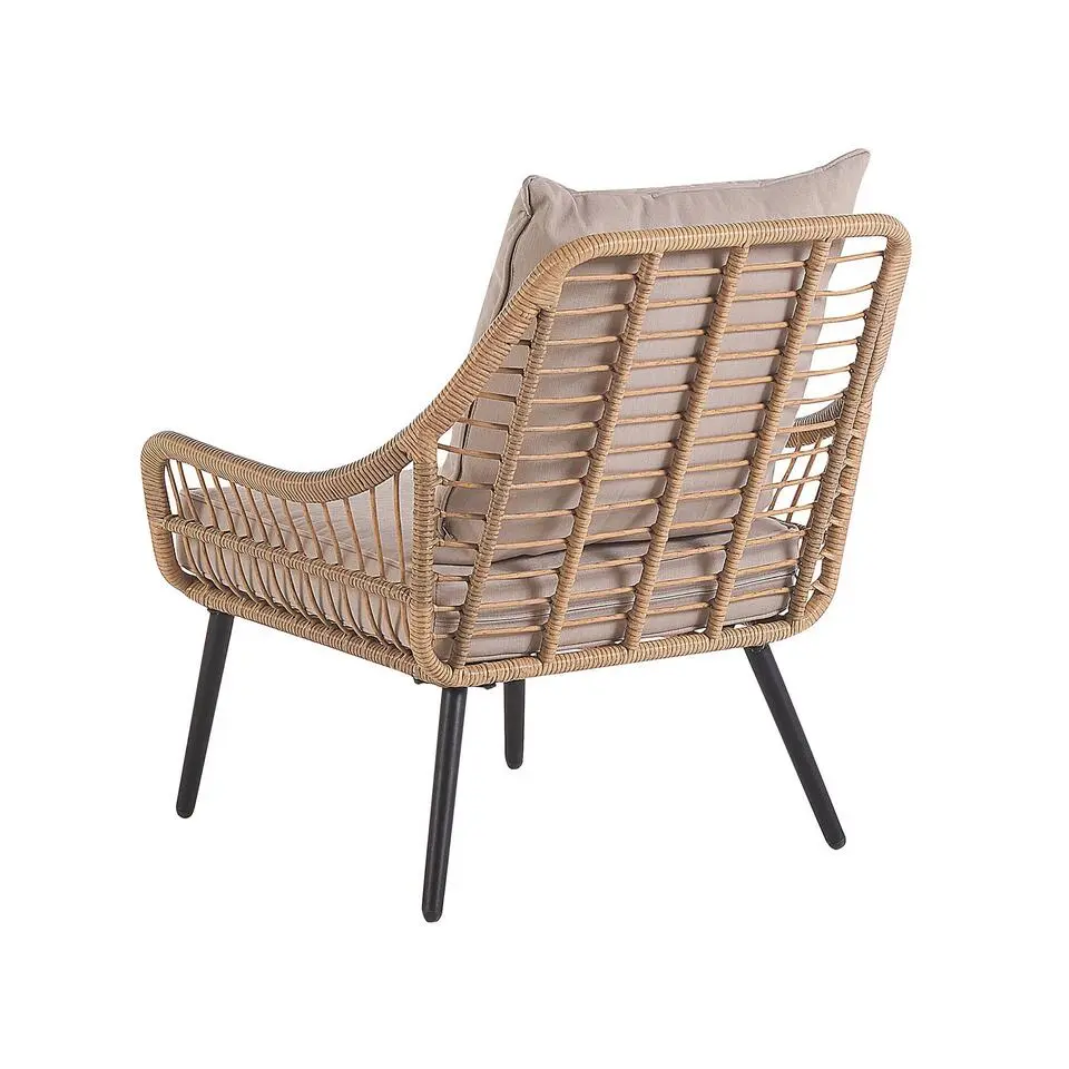 LAURETO - Bistroset voor 2 - Natuurlijk - PE rotan
