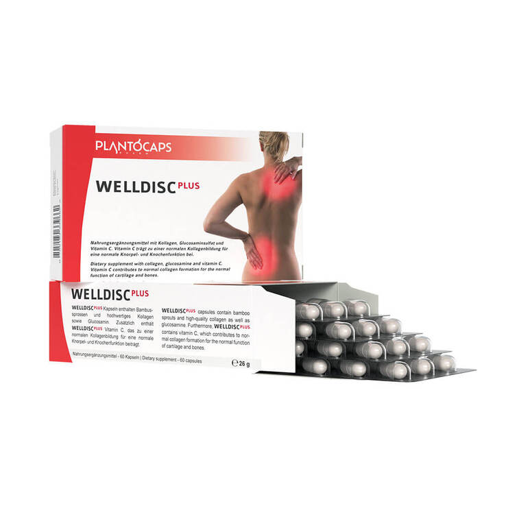 Plantocaps Welldisc Plus Kapseln, 60 St