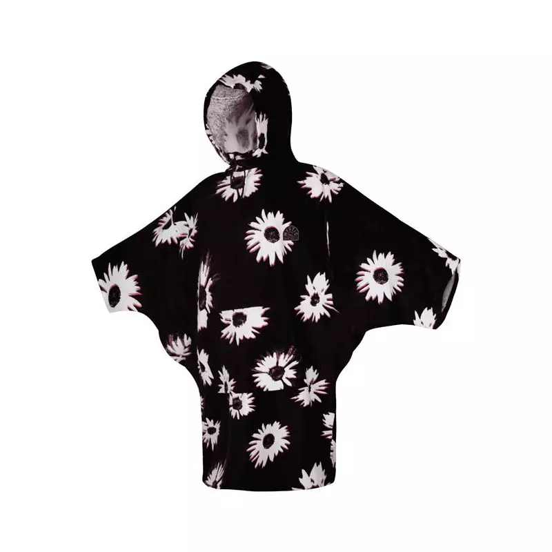 Poncho MYSTIC Women Black White