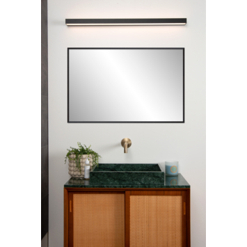 Lucide ALEXA wandlamp badkamer LED 3000K IP44 Zwart