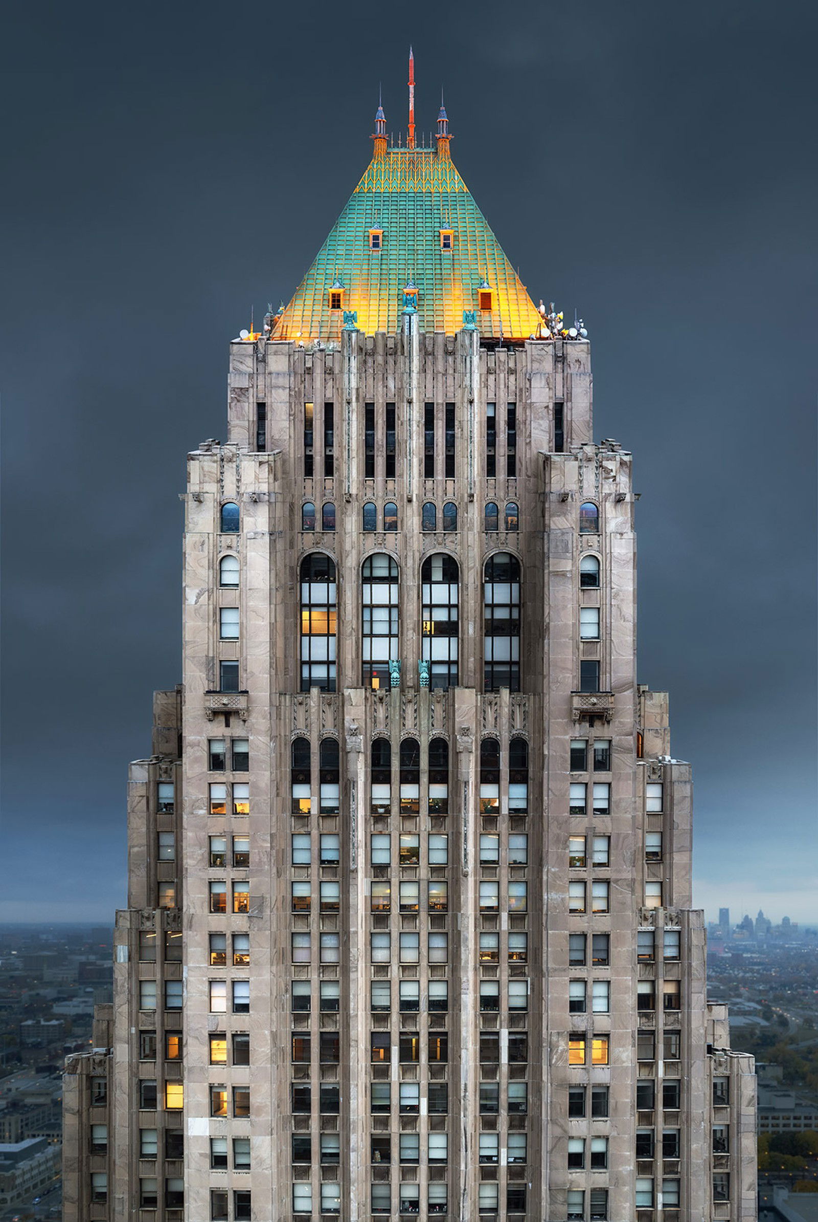 Fisher  Building,  Detroit by Chris Hytha - Limited Edition. Edition of: 150. Signed.