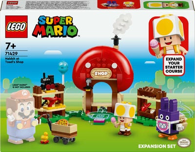 LEGO Super Mario 71429 Ekstrabanesettet Nabbit besøker Toads butikk