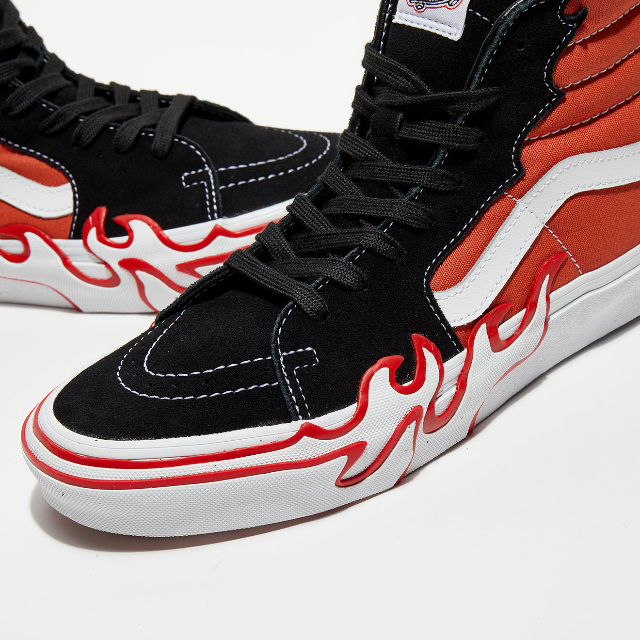 Vans Baskets SK8-Hi Flame noir/brique