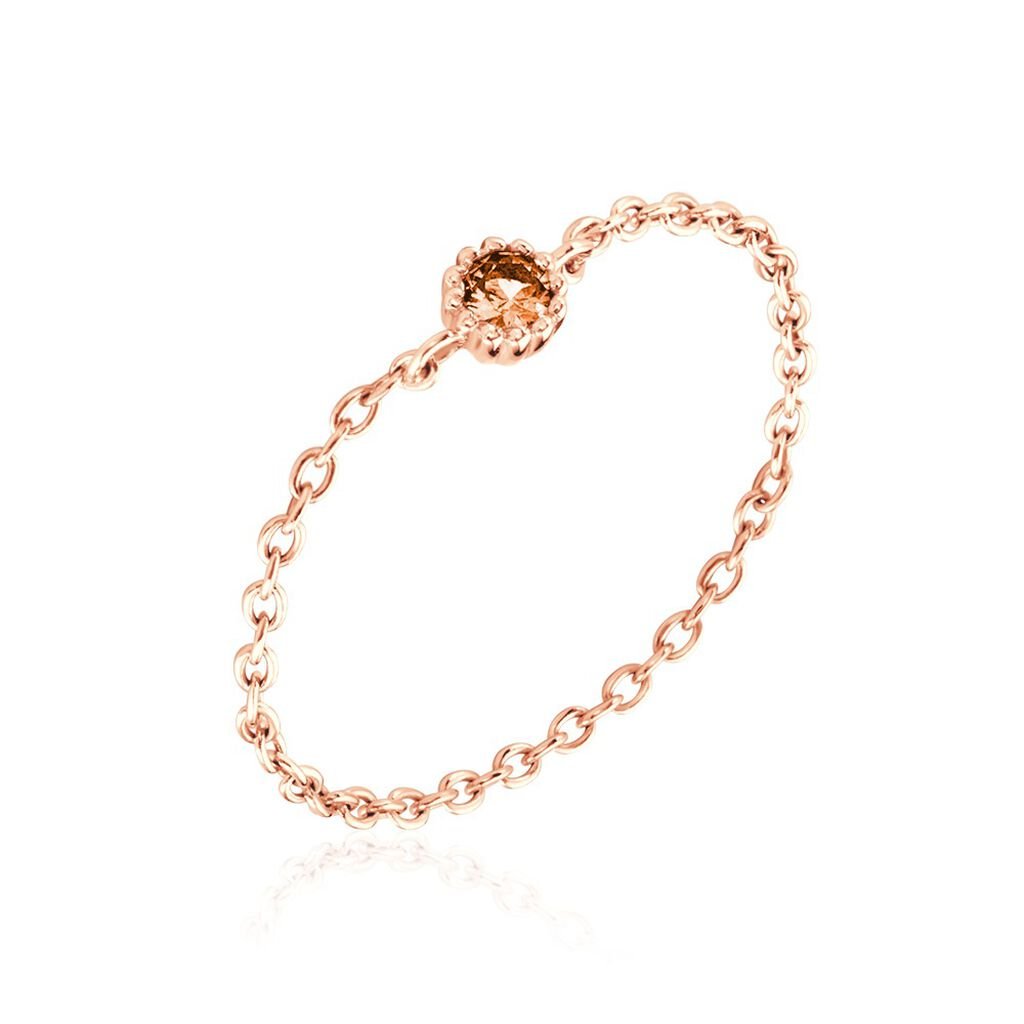 Bague Rio Argent Rose Oxyde De Zirconium