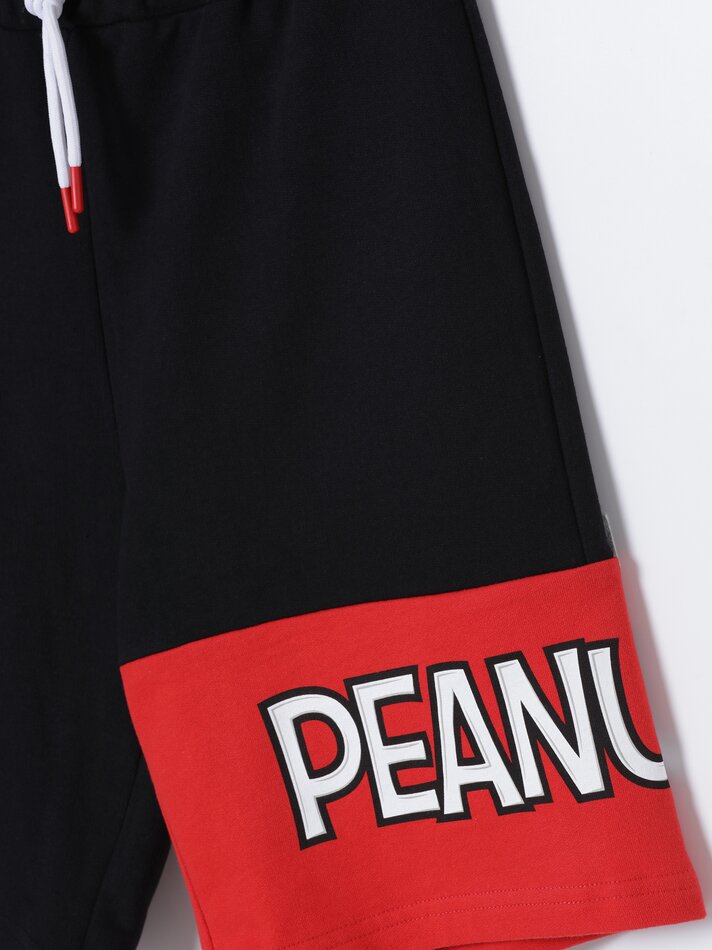 Bermuda com estampa Peanuts™ - Cinza Antracite