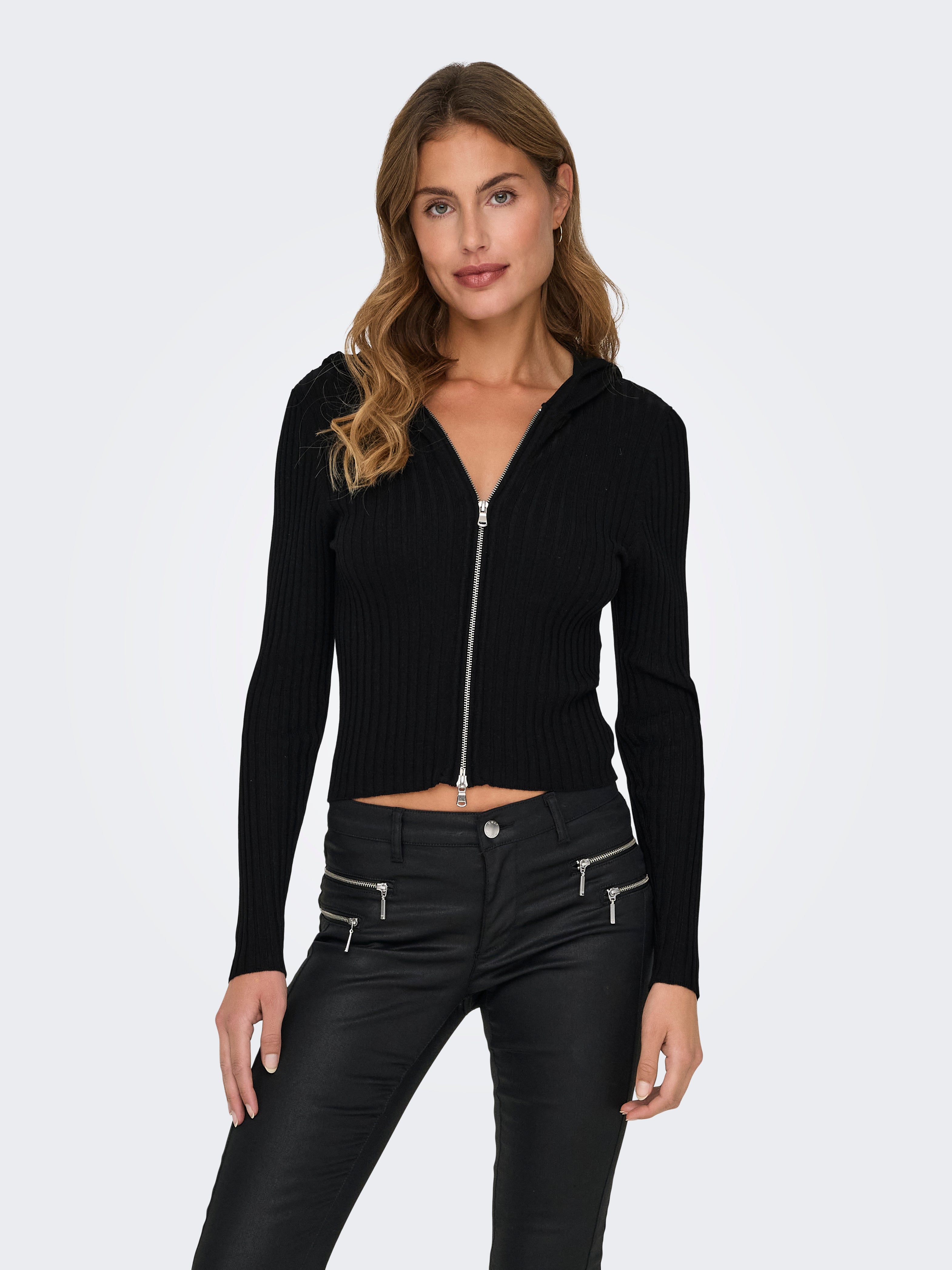 ONLMEDDI Strickjacke Black