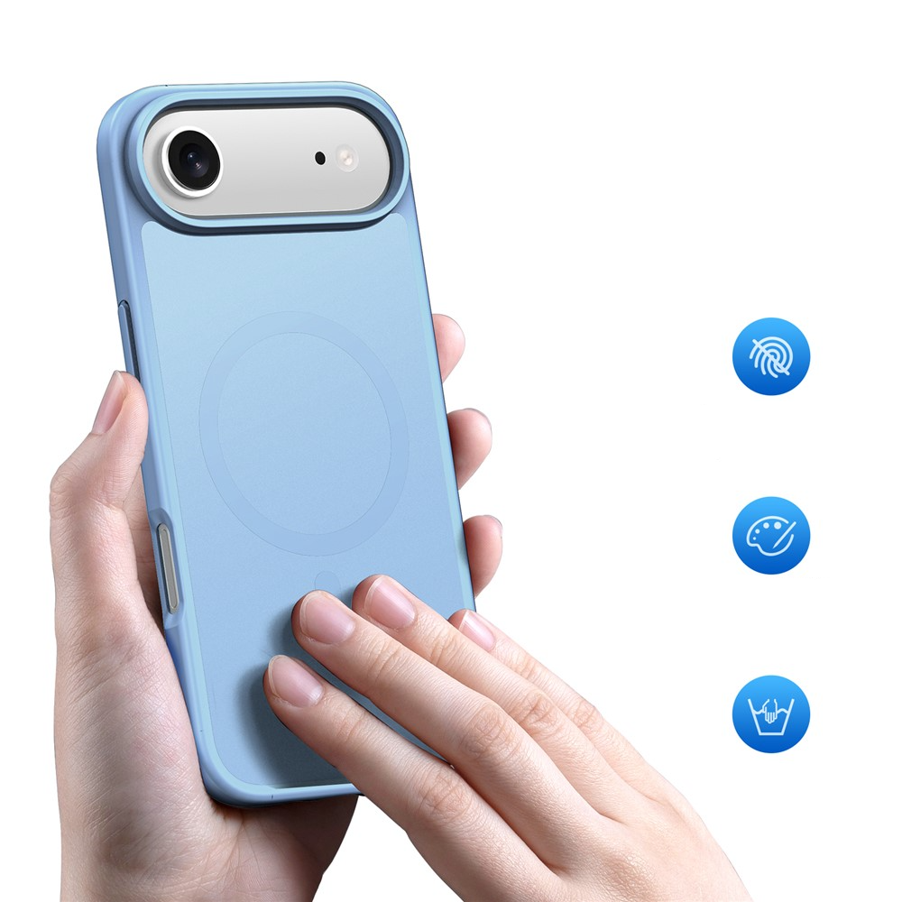 iPhone Air MagSafe Hybrid Hardcase Hülle mit TPU Bumper - Blau