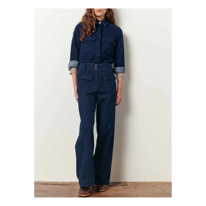 Sessùn Pantalon Manhattan Denim | Bleu