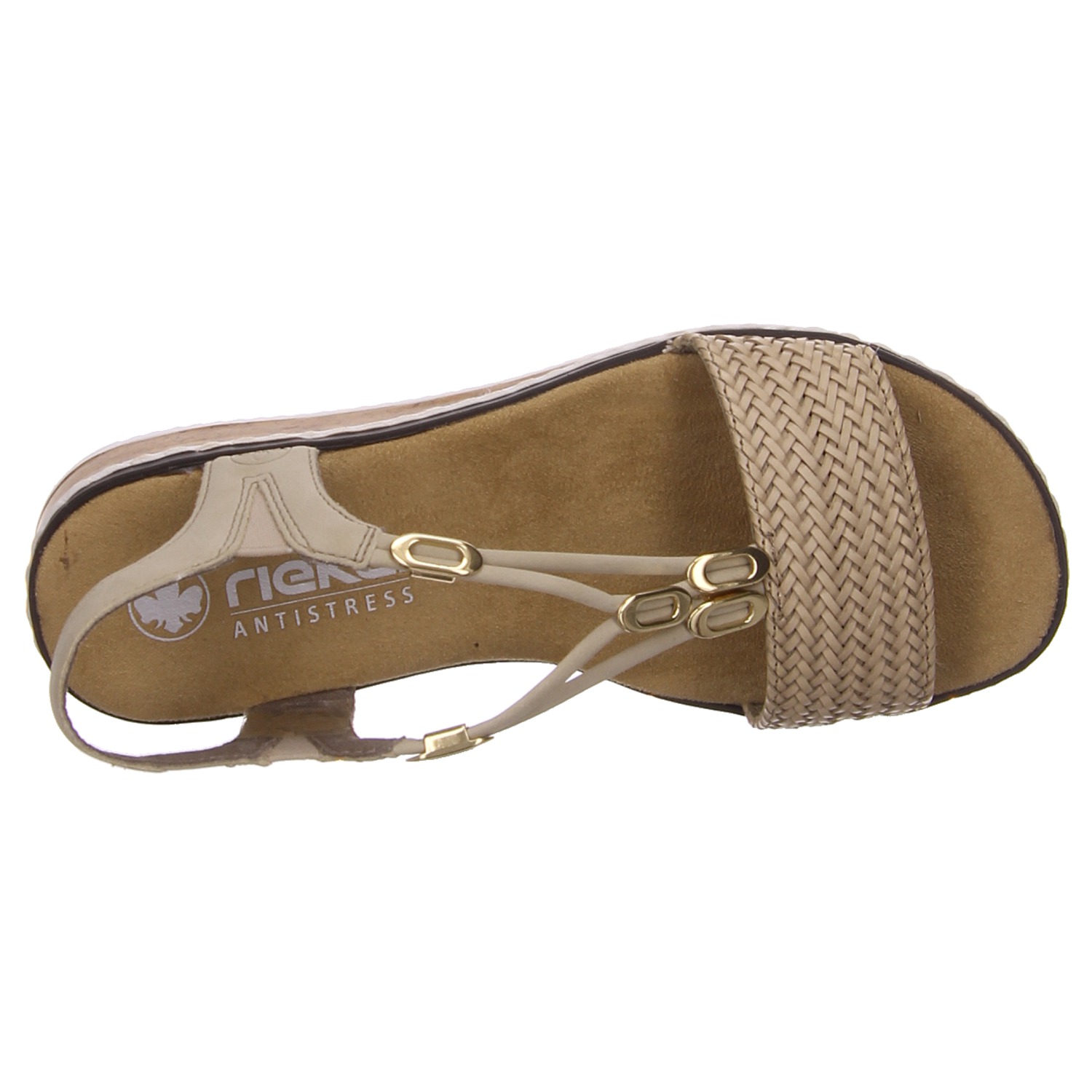 Rieker Keilsandaletten beige beige
