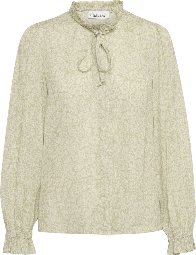 Karen by Simonsen HikiKB Blouse Lime flower lace