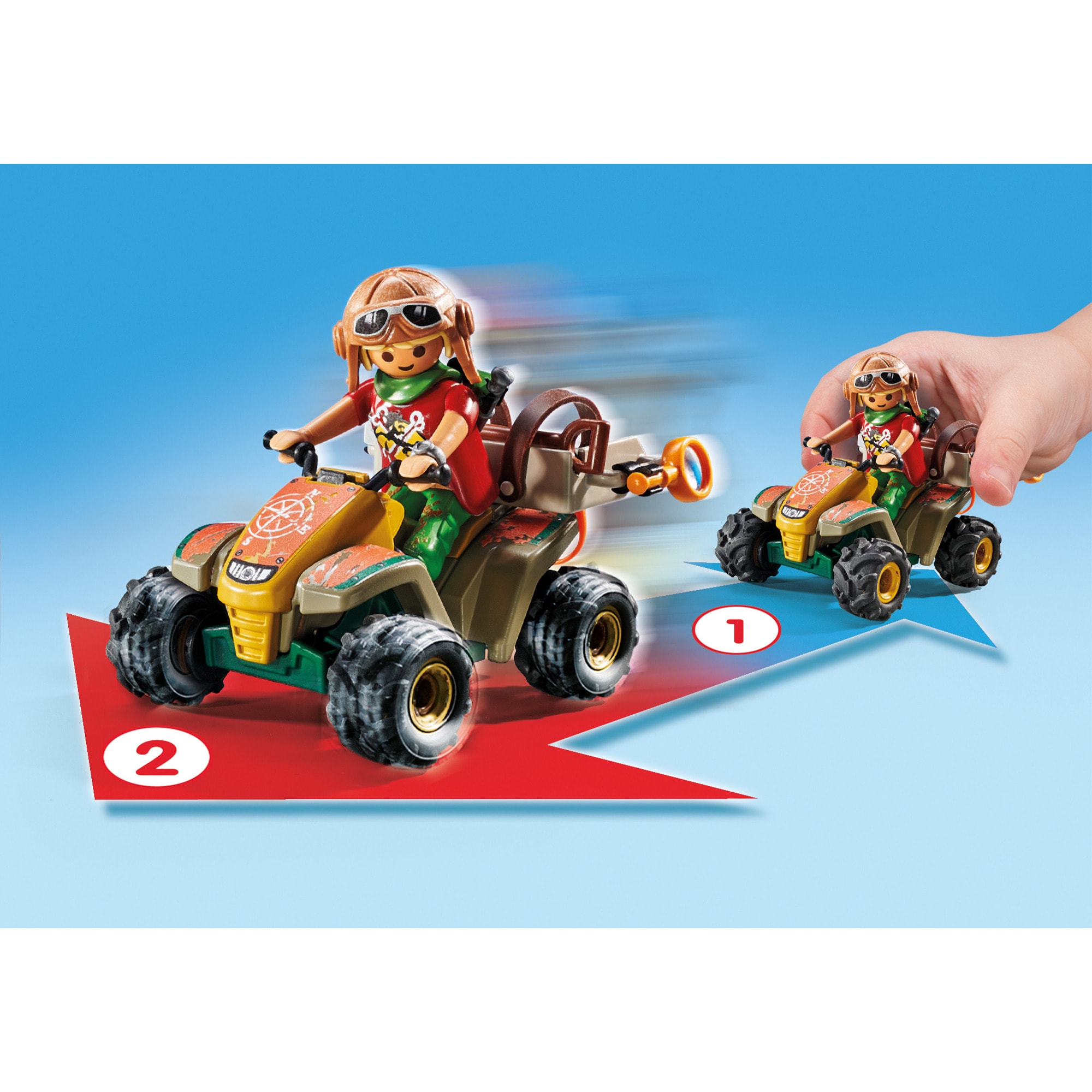 PLAYMOBIL Konstruktionsspielzeug Sports & Action Schatzsuche im Dschungel