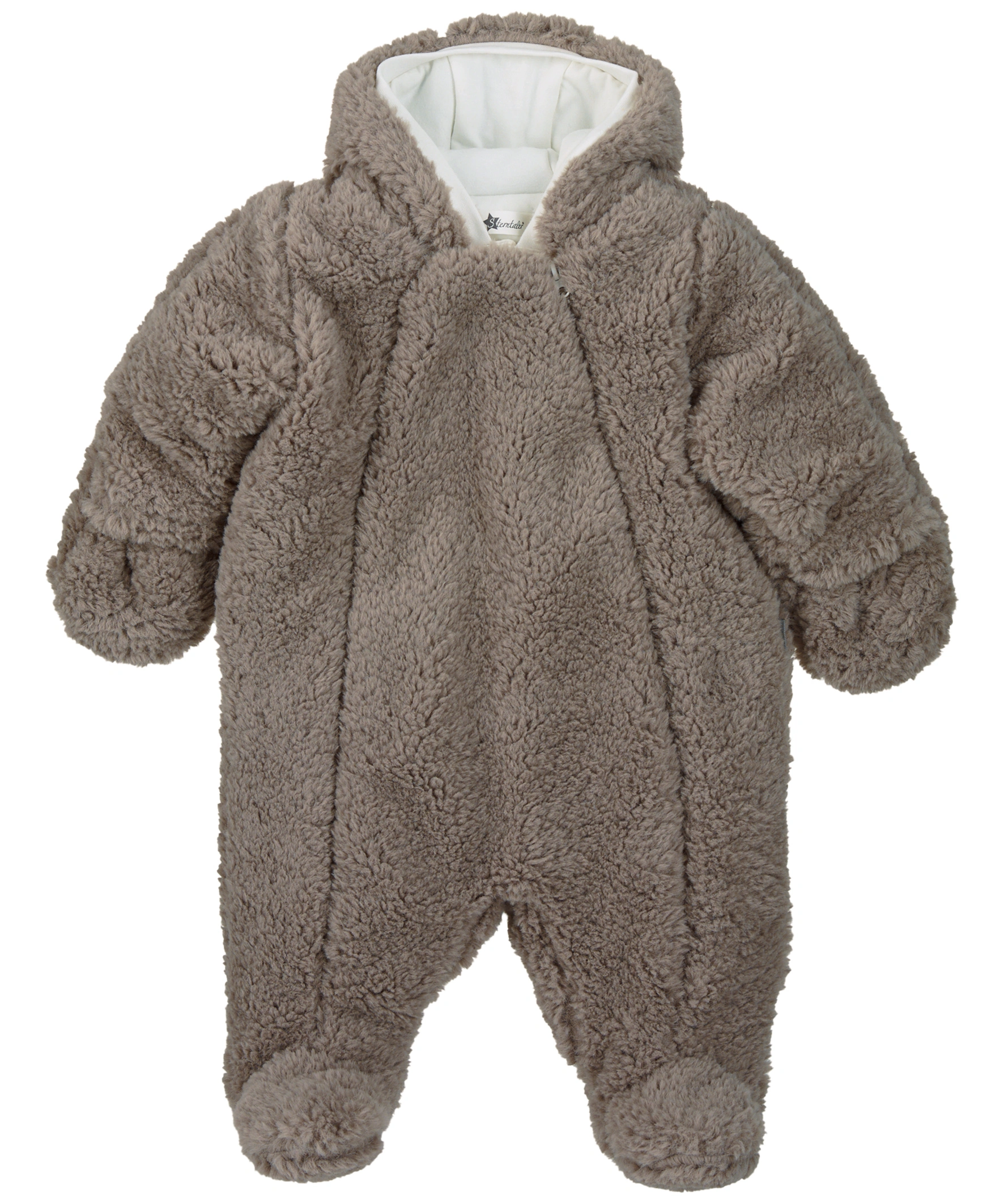 Overall TEDDYFLAUSCH in rauchgrau