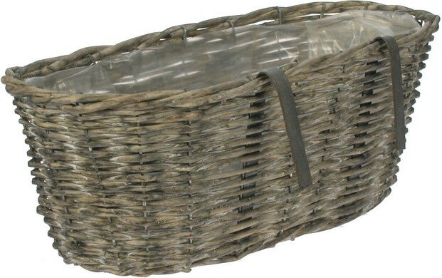 Van der Leeden balkonbak grijs 56 x 23 x 17 cm