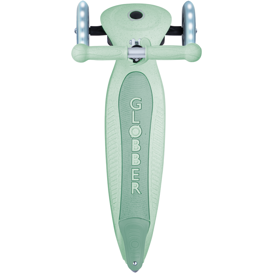 GLOBBER Junior Faltbarer Scooter Lights Eco pistazie