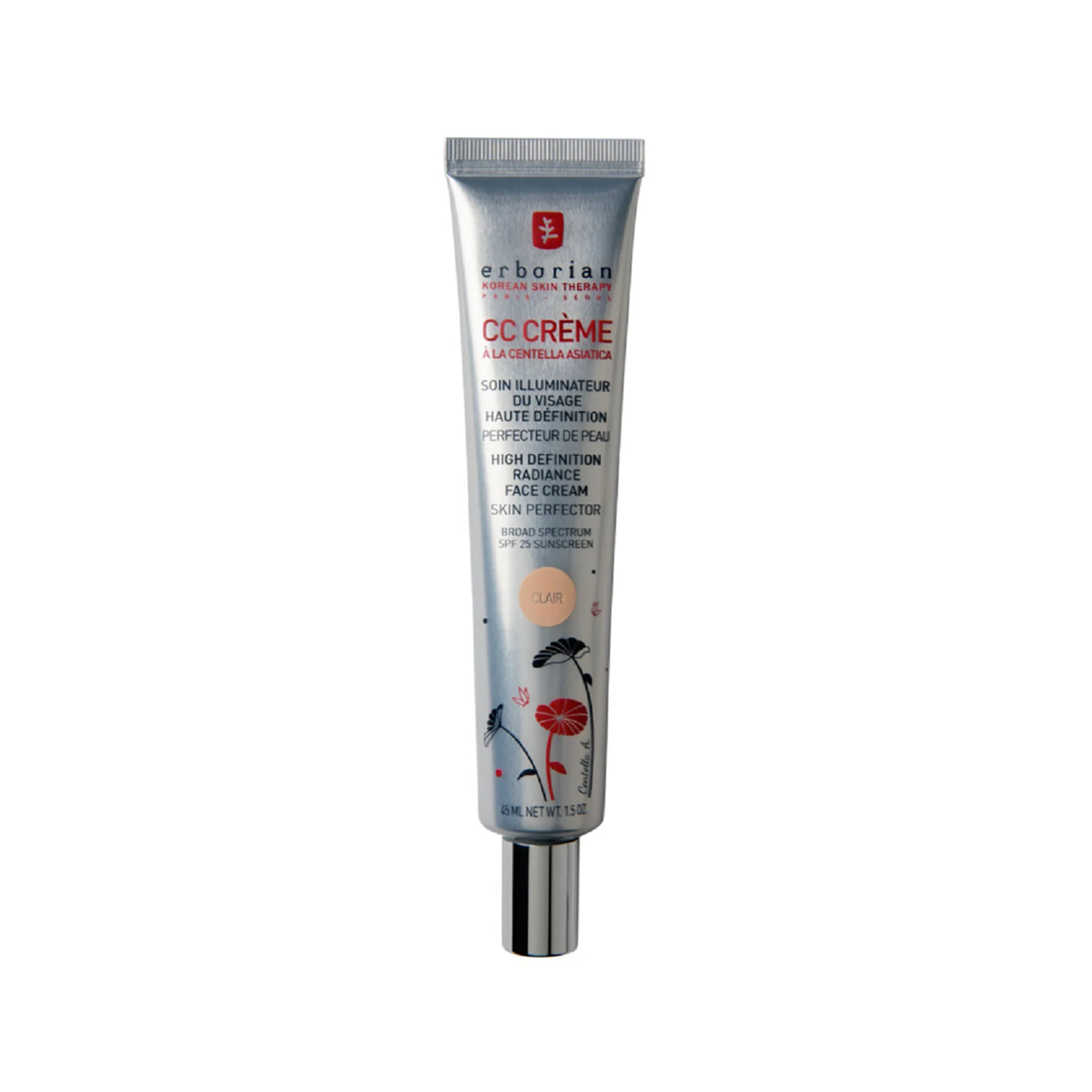 CC Crème à la Centella Asiatica - Soin Illuminateur du Visage Haute Définition |- Clair