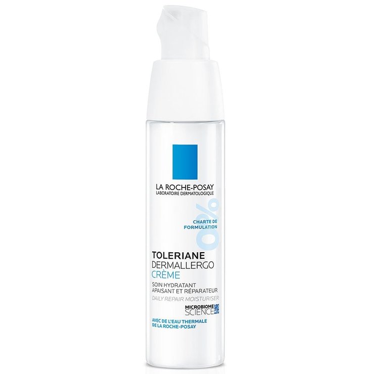 Crème Dermallergo soin visage hydratation intense 48H 40ml Toleriane Peaux sensibles ou allergiques, normales à sèches La Roche-Posay