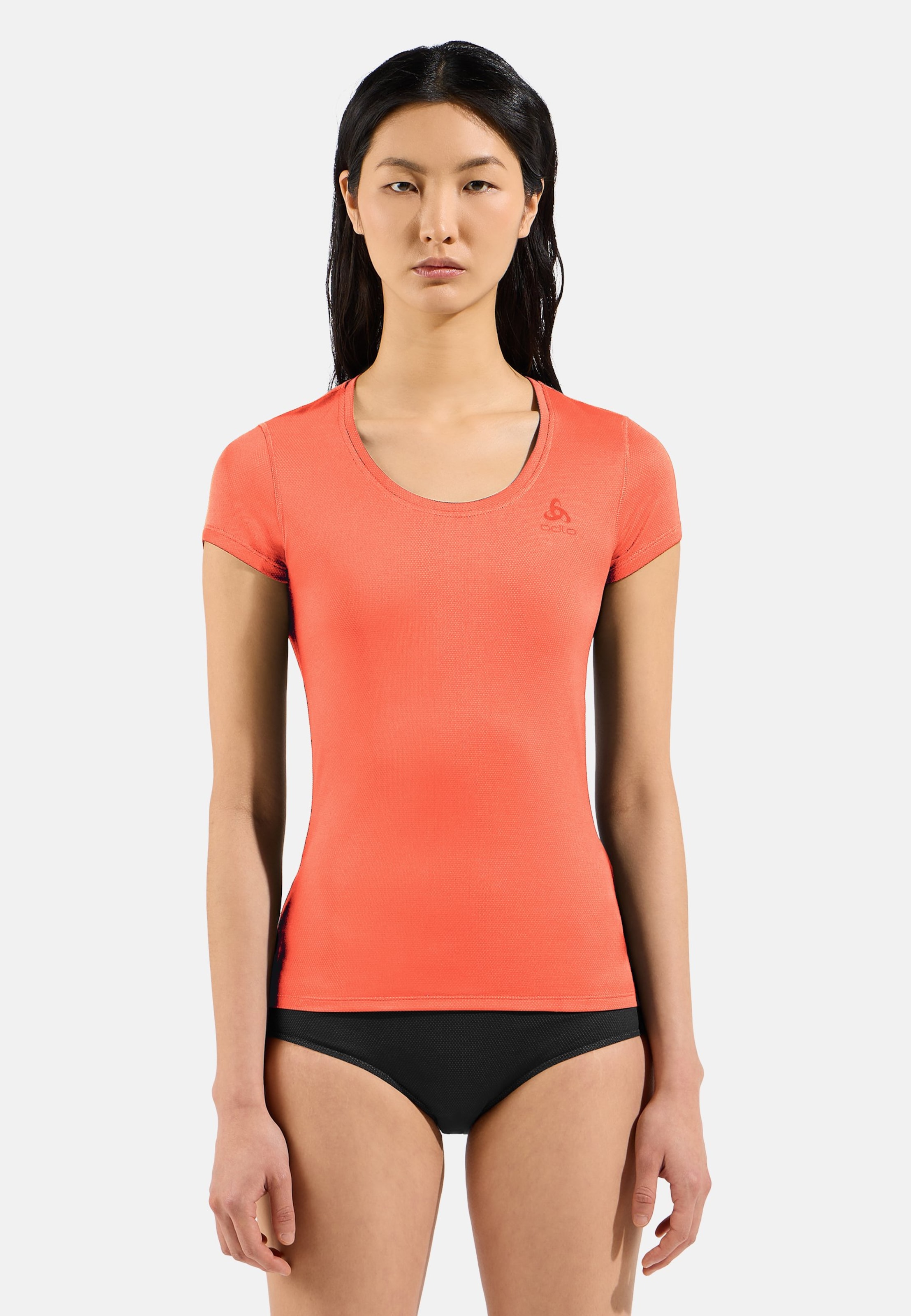 Active F-Dry Light Base Layer T-shirt in Living Coral