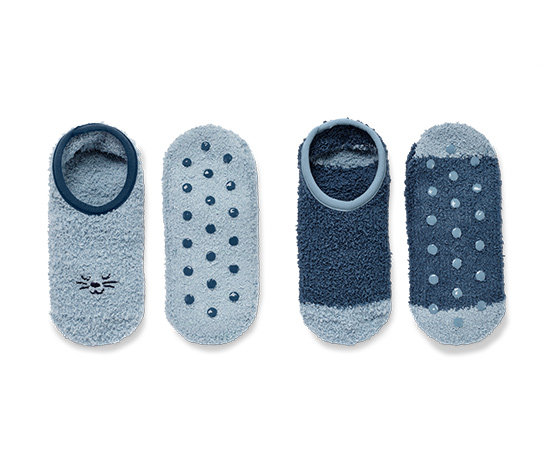 2 Paar Hausschuhsocken