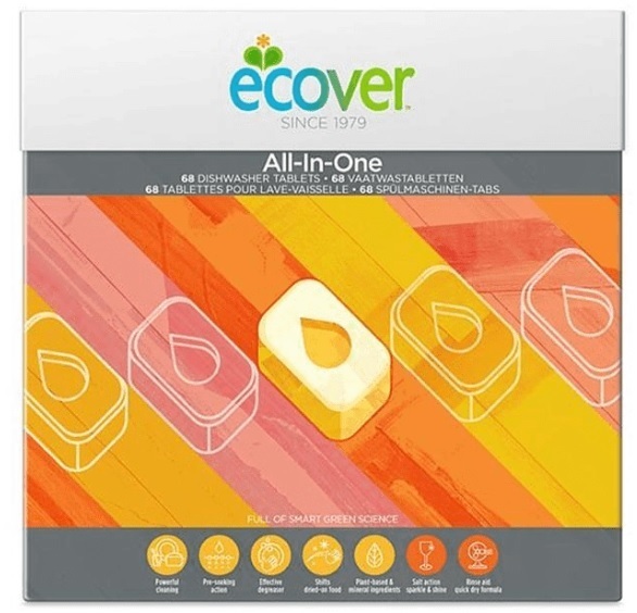 Ecover Vaatwastabletten All-In-1 68 tabletten