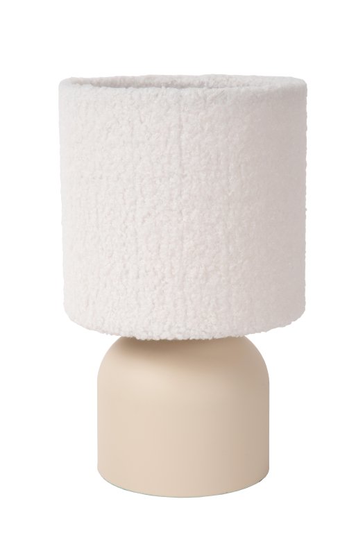 Lucide Woolly tafellamp beige