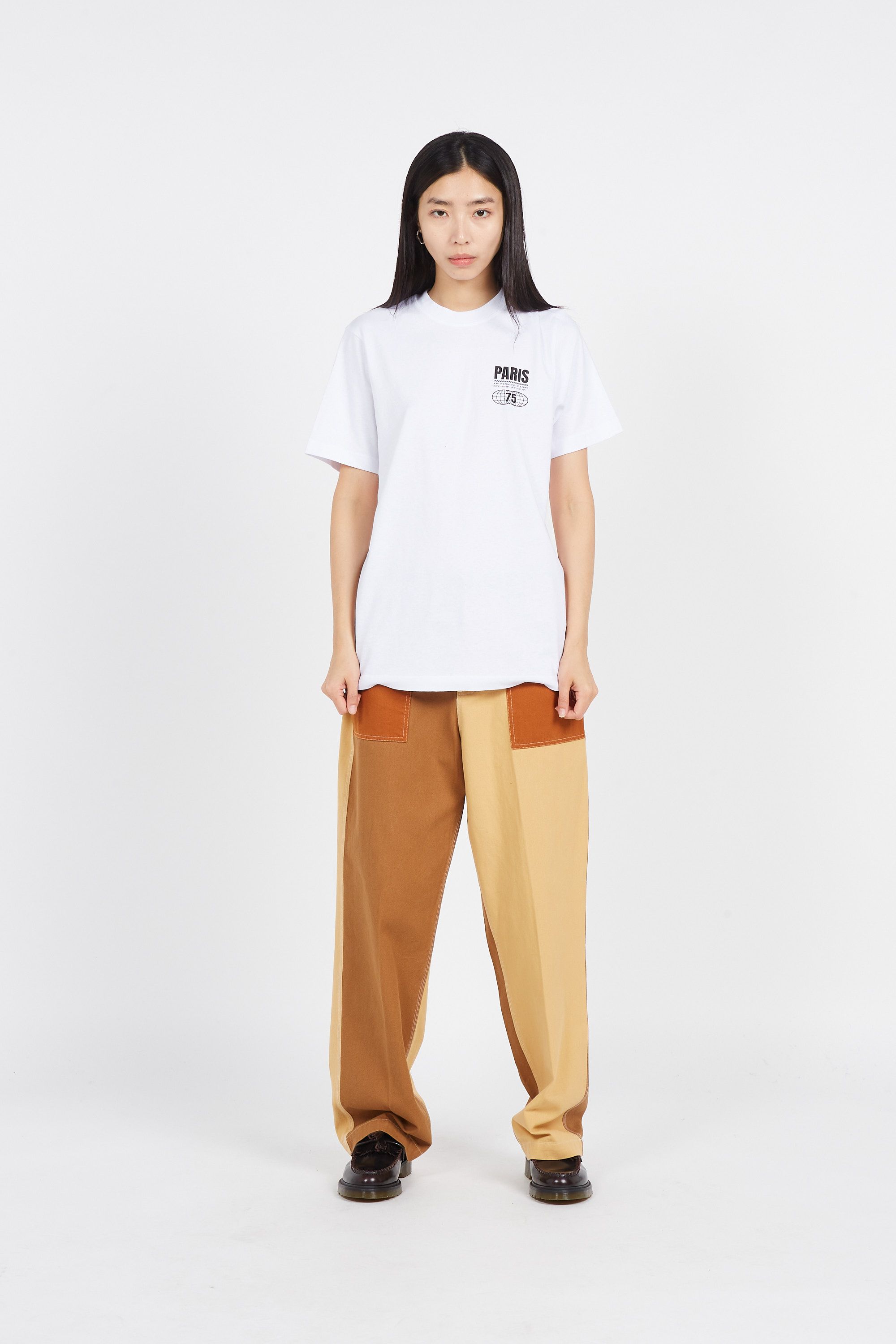 TEALER T-shirt  TS PARIS CITY DISTRICT WHITE Blanc