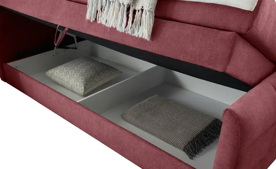 Boxspringbett Kuba 3 Rot 120 cm