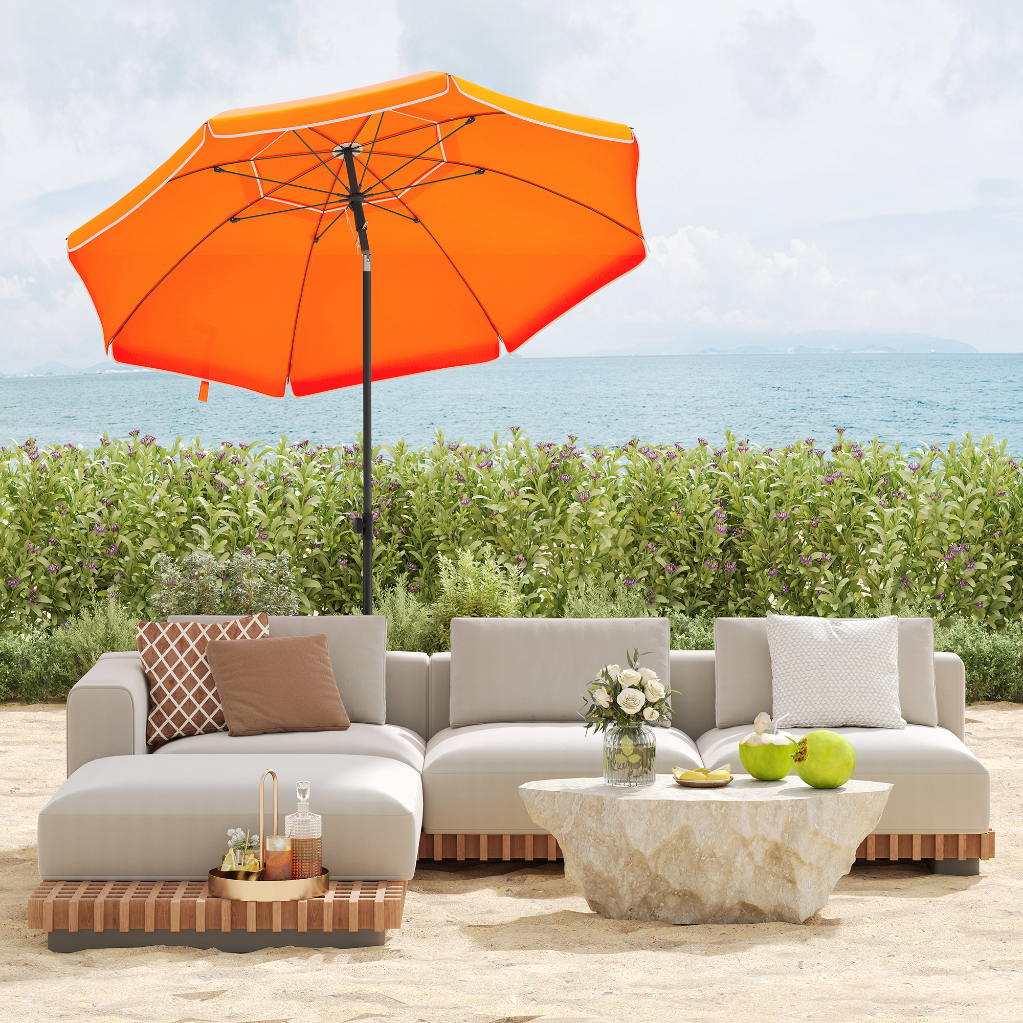 ACAZA Stokparasol Oranje