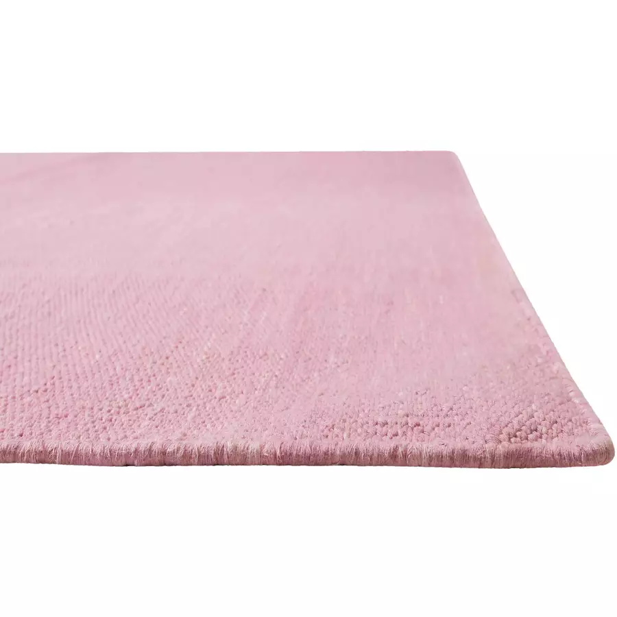 Green Looop Handweb-Teppich Nizza rosa