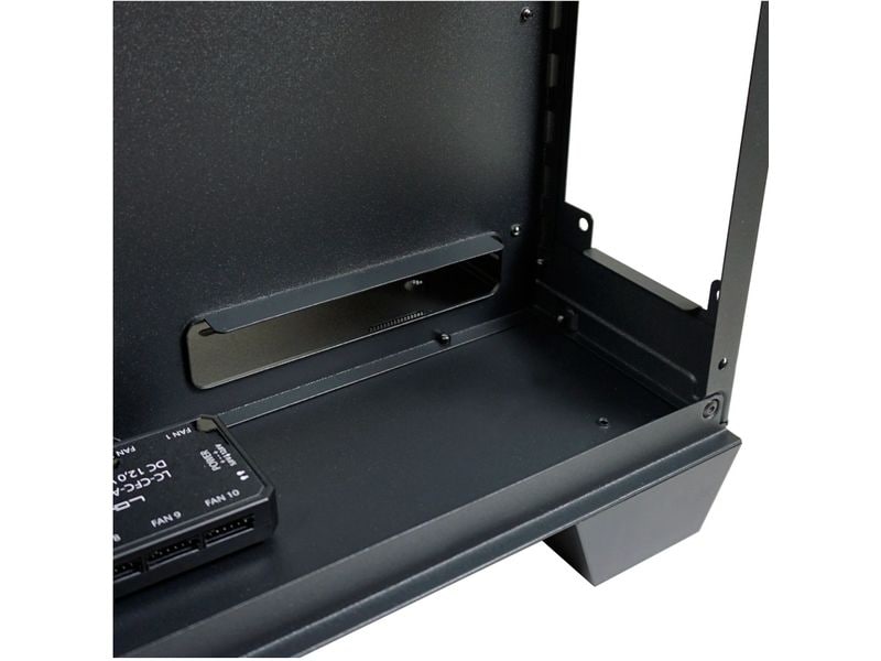 LC-Power PC-Gehäuse Gaming 809B Dark Storm_X Midi-Tower-Gaming-Gehäuse mit Seitenfenster