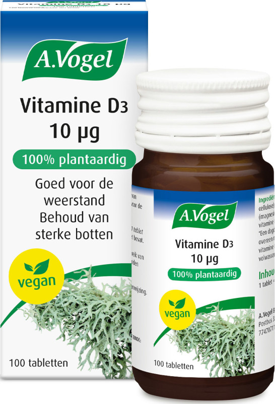 A.Vogel Vitamine D3 10 Microgram tabletten 100 Stuks