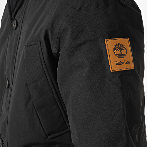 Parka Capuche Fourrure Scar Ridge A22W2 Noir