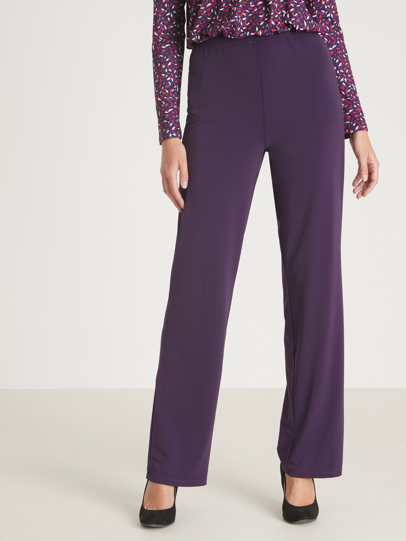 Pantalon entièrement élastiqué en maille