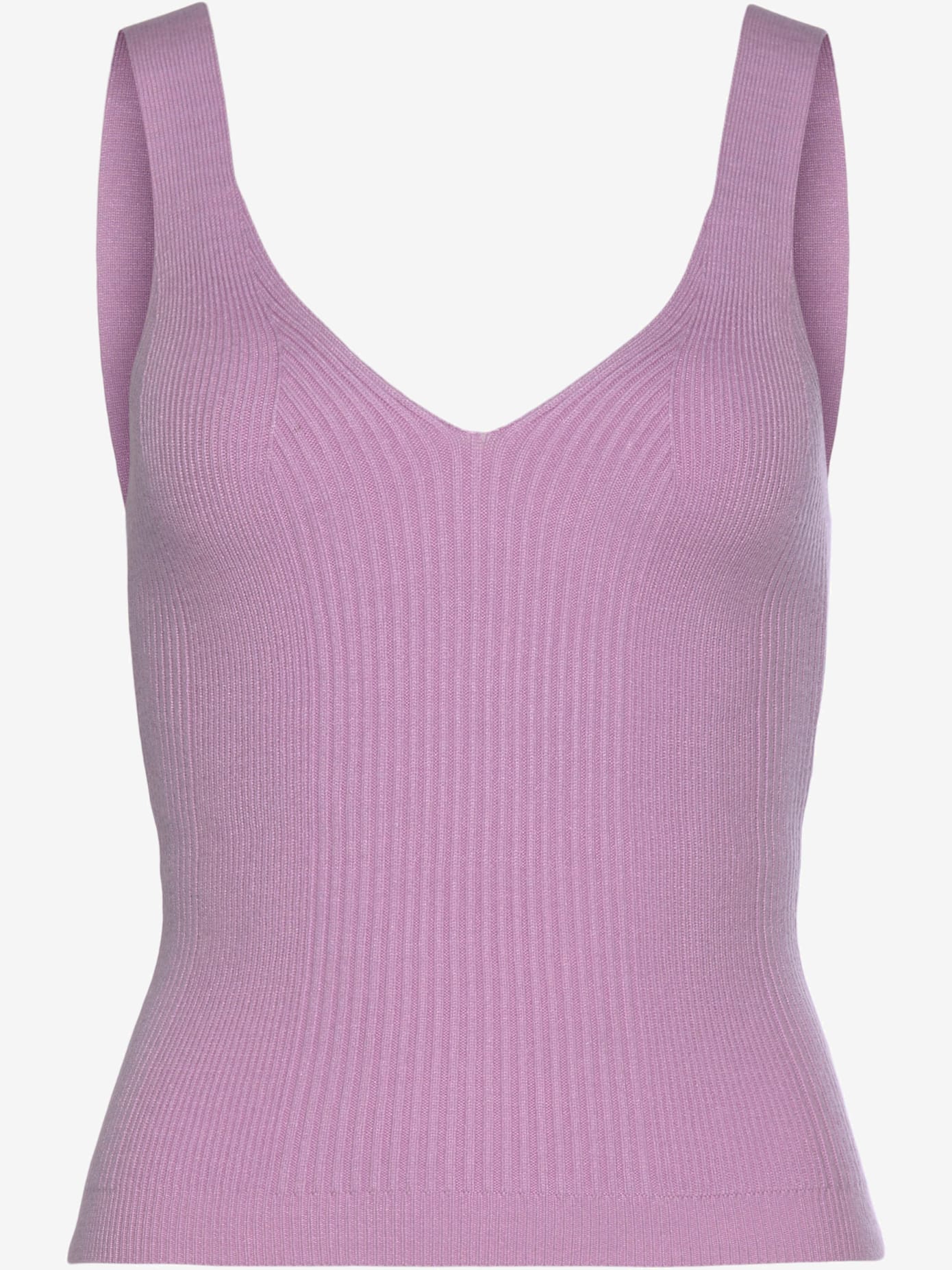 Débardeur en tricot encolure en v affinante