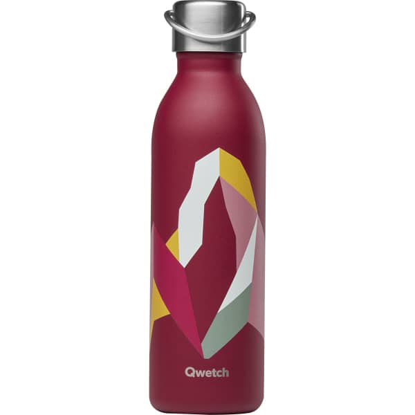 Bouteille isotherme QWETCH INSULATED STAINLESS STEEL BOTTLE ALTITUDE 600 ML GARNET