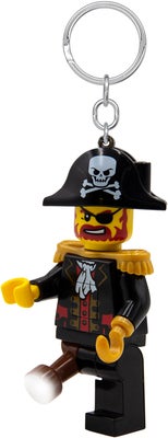 LEGO® Ikonisk Kaptein Brickbeard Nøkkelring med LED-lys