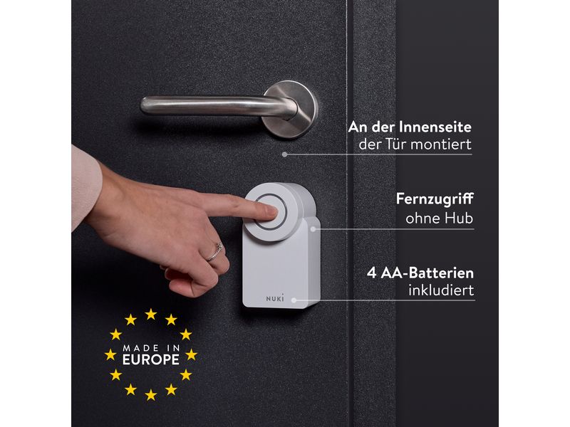 NUKI Smart Lock GO CH-Zylinder (5th Gen) Weiss Elektronisches Smart Home Türschloss