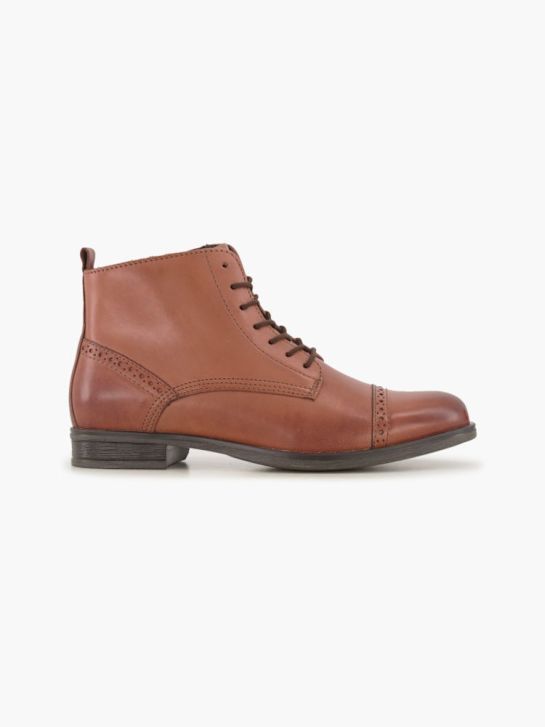 5th Avenue Schnür-Stiefelette Braun
