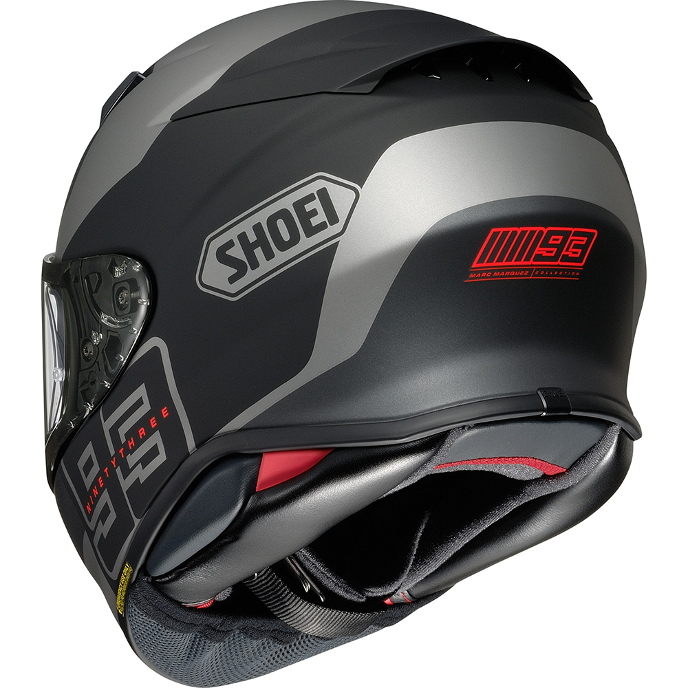 Shoei - Casque NXR2 MM93 Rush TC-5 / Gris Mat / Noir Mat
