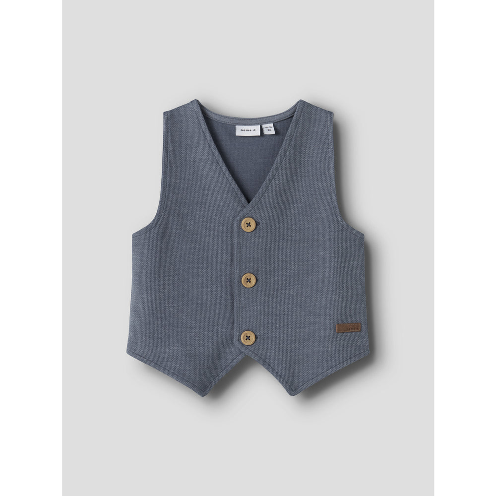 Køb Name It Vintage Indigo Nmmrobino Vest Unb