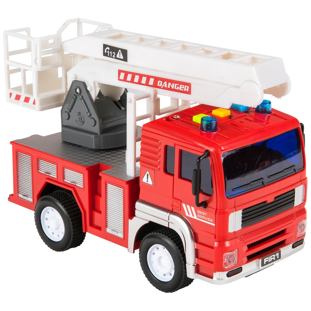 Super Wheelz Kleines Feuerwehrauto mit Licht und Sound
