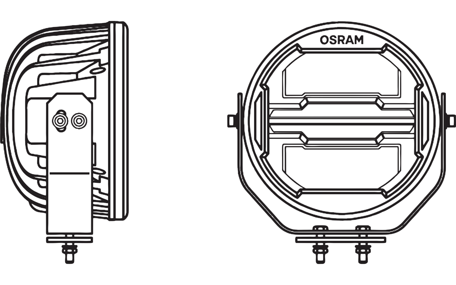 Osram LEDriving ROUND Scheinwerfer MX260-CB