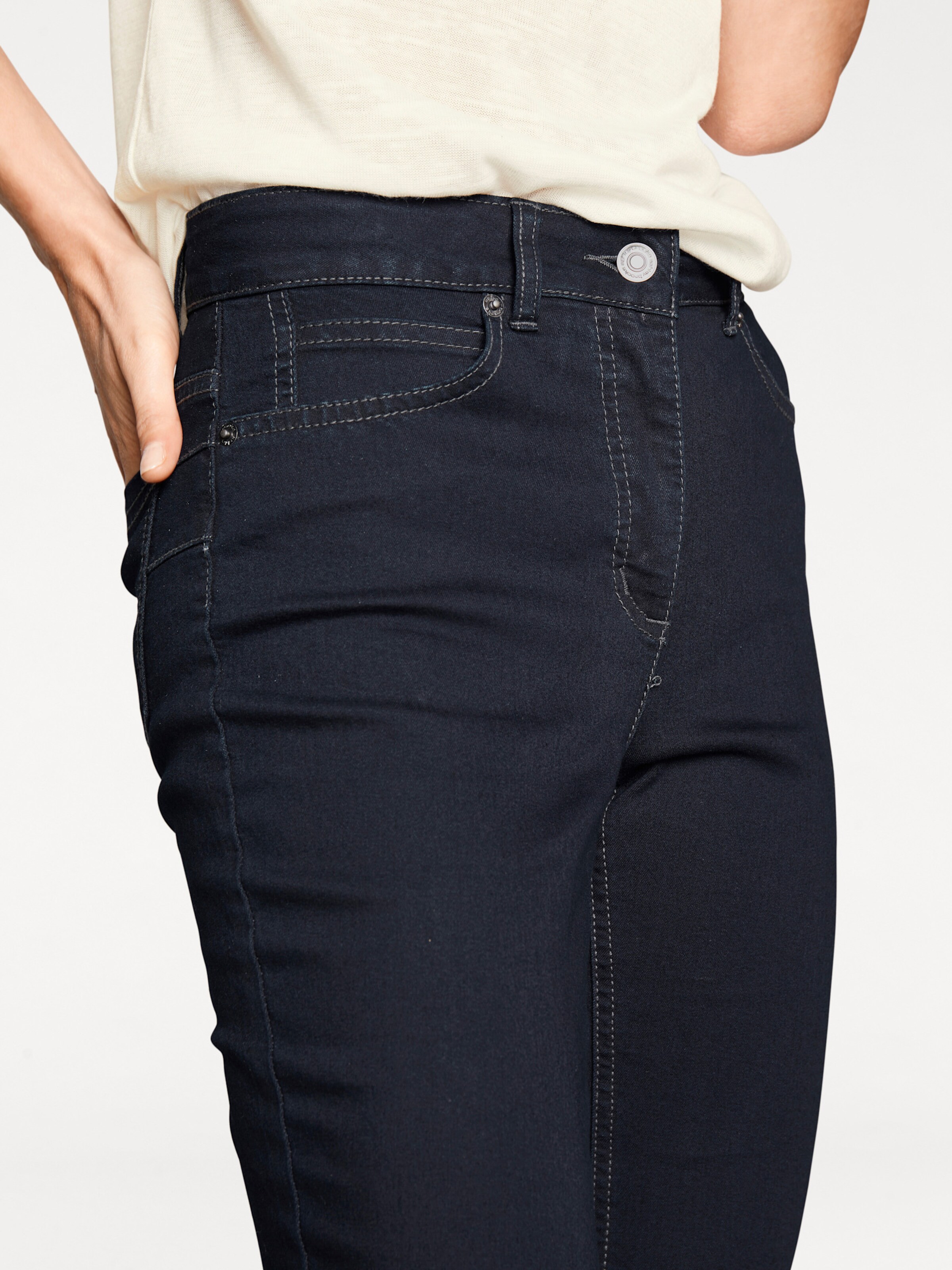 heine Bauchweg-Jeans in dark denim